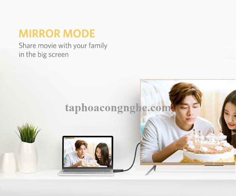 Ugreen 50821 5M màu đen Cáp tín hiệu HDMI dẹt ED015 30050821